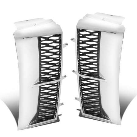 - For 03-11 Land Rover Range Rover ABS Plastic Diamond Mesh Style Side Vent Mesh Grille (Chrome Surface Black Mesh) - L322
