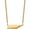 Yellow, variant on Fine Jewelry 925 Sterling Silver Rh-plated Nevada State Necklace for Women