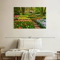 thumbnail image 2 of Elephant Stock Spring Tulip Flowers Wall Art - Horizontal Canvas Wall Art - Living Room Wall Decor - Floral And Botanical Canvas - Green And Orange Decor - 39" x 26", 2 of 8