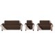 thumbnail image 2 of Juego de Protector cubre Sala Melocotton doble Vista Capitonado Negro-Chocolate, 2 of 6