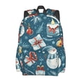 thumbnail image 2 of Disketp Christmas Snowman Gift Mochila Escolar de Gran Capacidad y Peso Ligero, Mochila de Viaje Ideal para Escuela, Trabajo y Uso Diario, Cómoda y con Estilo, 2 of 8