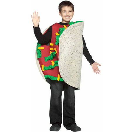 Taco Child Halloween Costume, One Size, (7-10)
