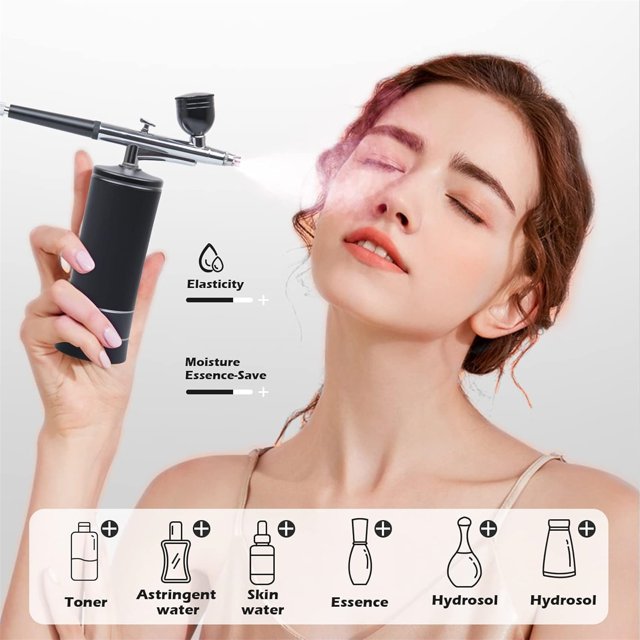 Kit Rechargeable Cordless Compressor Auto Handheld Set Portable Wireless Air Brush For Barber Cake Makeup Air Compressor Oil Air Hose Water Separator for Air Compressor Line Compressor Hose Air
