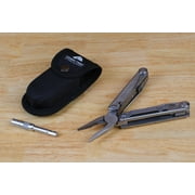 Ozark Trail Multiforce 18-in-1 Premium Multi-Tool, Stainless Steel for Camping & DIY Use