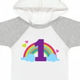 thumbnail image 4 of Inktastic 1st Birthday Rainbow Girls Baby Bodysuit, 4 of 5