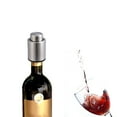 thumbnail image 4 of IDEANATEGRATE Tapón Para Botella De Vino Con De Fecha Y Sello Antigoteo En Color Plata, 4 of 6