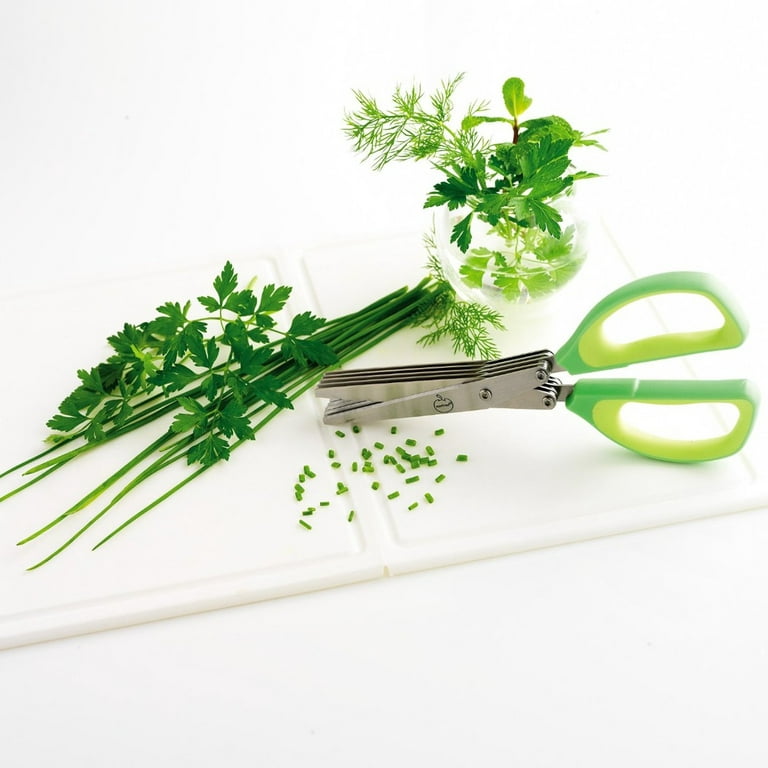 Mastrad 5 Blade Herb Scissors With Cleaning Tool