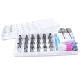 thumbnail image 1 of LinyerIcing Bags and Tips Set Reusable Cake DIY Piping Nozzles Pastry Bags Cupcake Decorating Kit Kitchen Bakery Baking Tools, 1 of 1
