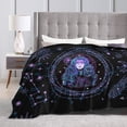 thumbnail image 4 of Yibo Throw Blanket Flannel Constellations Blanket Warm Soft 12 Horoscope Astrology Throw Blankets Constellation Theme Home Decor, 4 of 6