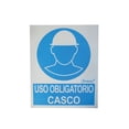 thumbnail image 1 of Letrero Señalización Uso Obligatorio De Casco PVC Y Estireno KARLEN Uso obligatorio de casco, 1 of 1