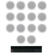 JBL CSA1300Z 70v Commercial Amplifier + (14) White In-Ceiling Speakers CSA 1300Z