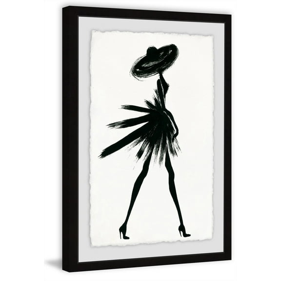Little Black Dress II Framed Painting Print