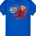 thumbnail image 3 of Sesame Street - Elmo Loves You - Toddler and Youth Short Sleeve Graphic T-Shirt, 3 of 5
