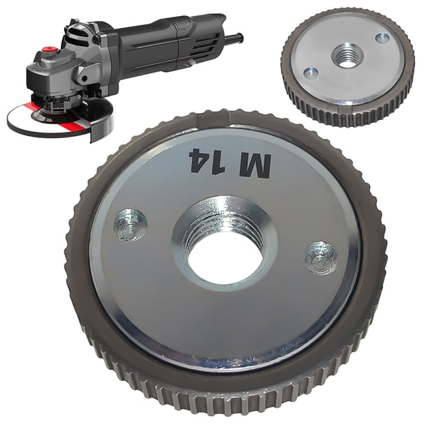 Accesorio tuerca con reborde placa presión para amoladora angular rosca M10 M14 5/8 pulgadas -11