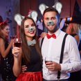 thumbnail image 5 of Hsqqdc Plush Gray Mouse Ears Shape Headband Set with Bow Tie and Tail, 4 Pieces, 5 of 7