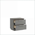 thumbnail image 4 of Bedroom Set Queen 5-Piece Modern Slate Gray with LED Lighting & Storage | Standard Beds | Double Dressers, 4 of 23
