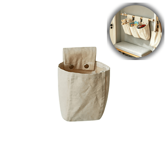 Wall Hanging Storage Organizer for Kitchen, Bathroom, Bedroom & RV – Space-Saving, Multi-Purpose Wall Pocket Bag for Utensils, Toiletries, Accessories, Keys