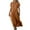Orange, variant on Short Sleeve Maxi Dress for Curvy Women Plus Size Cotton Linen Dresses V Neck Summer Beach Long Dresses Purple, M