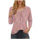 thumbnail image 1 of Blusas para las Mujeres Casual, 3/4 Manga Floral Estampado Camiseta de Moda Top Hecho de Poliéster Transpirable Suave para el Uso Diario de Primavera Otoño, Tops de Blusa para las Mujeres, 1 of 7