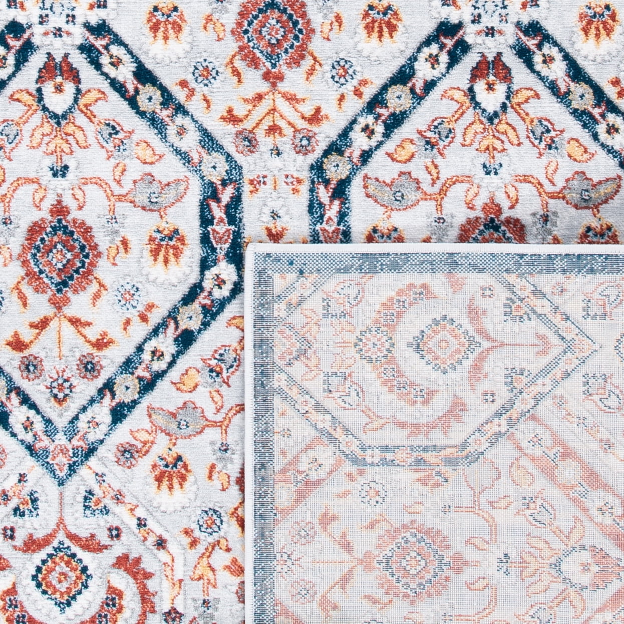 Safavieh Lagoon Tamzen Geometric Area Rug, Brown/Navy, 4'5" x 6'5"