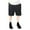 Black, variant on Boys Denim Shorts Elastic Waist Casual Loose Fit Summer Jorts for Kids 2-12 Years Comfortable Stretch Jeans with Pockets