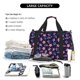 thumbnail image 5 of Balery American Stars Bolsa de Gimnasio para Mujeres, Bolsa de Viaje con Bolsillo Húmedo, Bolsa de Fin de Semana para Mujeres, Bolsa de Viaje Resistente al Agua, 5 of 7