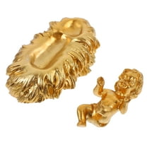 Mini Jesus Figurine Religious Little Jesus Figurine In Manger Resin Baby Jesus Statue For Christmas Decorations