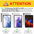 thumbnail image 3 of XIHAMA Hybrid Slim Case Compatible for Samsung Galaxy Tab S8 Plus 2022/S7 FE 2021/S7 Plus 2020 12.4 Inch with S Pen Holder, Shockproof Cover with Clear Transparent Back Shell, Auto Wake/Sleep, Pink, 3 of 4
