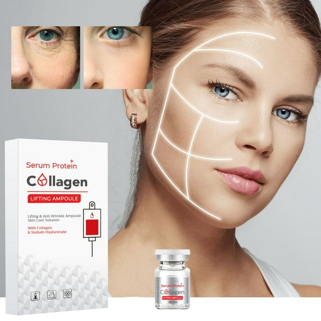 Ampolla de Sérum Proteico Reafirmante | Potenciador Facial Iluminador y Lifting | Efecto Potente de Tensado | Reduce Líneas Finas y Arrugas | Mejora Firmeza y Suavidad | 3ml | Todo Tipo de Piel