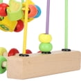 thumbnail image 4 of Laberinto De Cuentas De Madera, Cubo De Actividades, Frutas, Tobogán, ábaco, Montaña Rusa Para Niños Pequeños, Juguete Educativo L, 4 of 7