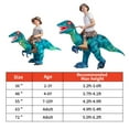 thumbnail image 4 of GOOSH 55 inch Halloween Costume Inflatable Dinosaur Costume, Toddler Dinosaur Costume Blow Up Dinosaur Costume Kids Size, Funny Halloween Costumes for Boys Girls Halloween Cosplay, 4 of 9