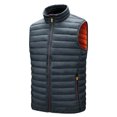 thumbnail image 2 of Chaleco de hombre Chaqueta de algodón con cuello levantado Chaqueta Chaleco delgado Ropa de hombre Pompotops oipoqjl21054, 2 of 3