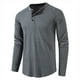 thumbnail image 1 of pstuiky Camisas de manga larga de invierno para hombre, Camisa informal de manga larga con cuello alto y botones de invierno para hombre tops de invierno para hombre m, 1 of 6