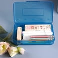 thumbnail image 5 of Caja para lápices de plástico de colores WEIHJMXG gran capacidad transparente con tapa hermética, 5 of 5