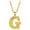 G, variant on Initial Necklaces for Women Fashion Women Gift 26 English Letter Name Chain Pendant Necklaces Jewelry Clearance Under $5