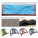 thumbnail image 3 of Swimming Pool Inflatable Float Chair, Durable Inflatable Pool Floating Hammock Kid Adult Drift Reclining Bed Chair 1PCS Yellow, 3 of 4