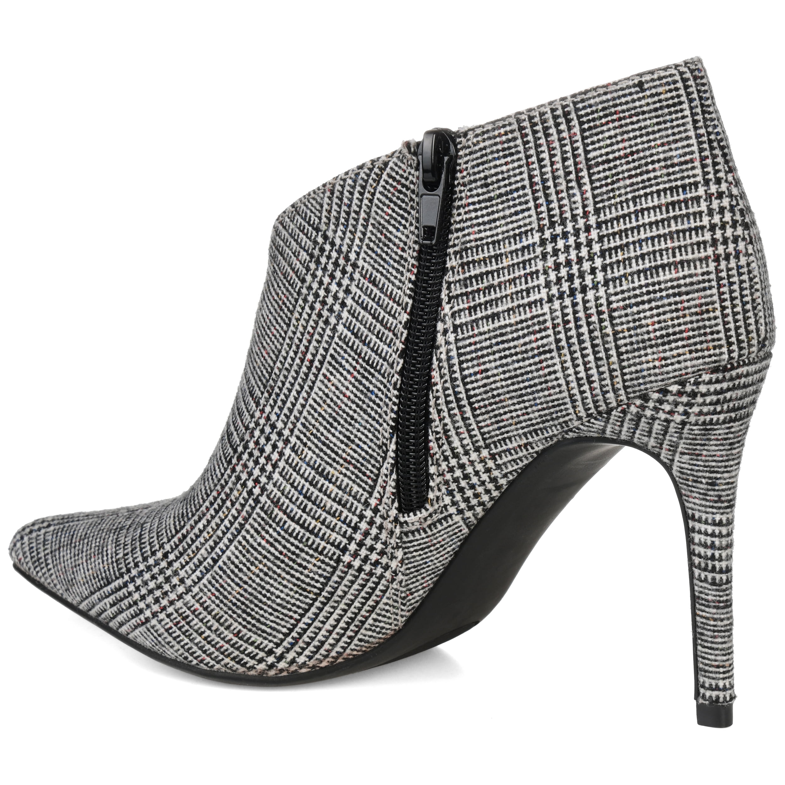 Journee Womens Demmi Inside Zip Stiletto Booties