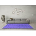 thumbnail image 3 of Ahgly Company Indoor Rectangle Abstract Purple Contemporary Area Rugs, 2' x 5', 3 of 4