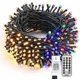 thumbnail image 1 of Christmas Decoration Fairy Lights, 30M 300 LED Outdoor Christmas Tree Fairy Lights Power Warm White and Colorful Dimmable 11 Modes with Remote Control, 1 of 4
