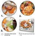 thumbnail image 3 of Designart "Pop Art Dinner Pizza Time" Food & Beverage Floater Framed Wall Art Living Room, 3 of 7