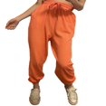 thumbnail image 1 of MesaSe Female Trousers Elastic High Waist Sweatpants Ankle Banded Pants, 1 of 4