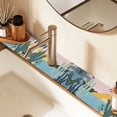 thumbnail image 2 of Yayeee Faucet Mat for Kitchen Sink 14.7" Diatomite Long Splash Guard Pad, Boho Style Sun, 2 of 7