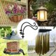 thumbnail image 5 of Colgadores de plantas Soporte para colgar plantas al aire libre, Ganchos para plantas para flores Cestas Maceta Comedero para pájaros La Black,Black, 5 of 5