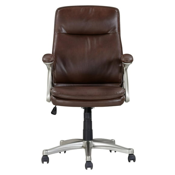 Sealy® Hugo Ergonomic Mid-Back Executive Office Chair with Padded Armrests