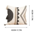thumbnail image 4 of Lzobxe Pillow Covers Inch Cozy Microfiber Pillowcases, Bohemian Embroidered Cushion Cover Seasonal Decorations for Couch Sofa Bed Living Room, 4 of 7