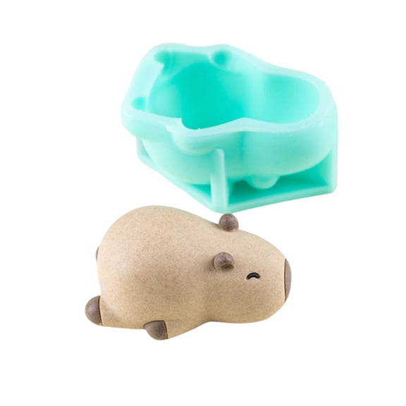 Nonstick Capybara Blancmange Silicone Molds for Easily Puddings Treat Baking