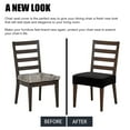 thumbnail image 4 of Stretch Dining Chair Seat Covers for Dining Room Removable Anti-Dust Chair Seat Protector Slipcovers, 4 of 6