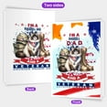 thumbnail image 2 of I'm a Ragdoll Dad and a Veteran, Nothing Scares me Happy Father's Day 5x7in Folded Greeting Card Cat Lover Kitten Owner Gifts Idea Single Note Card with Envelope - 00006, 2 of 5