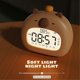thumbnail image 4 of 1PCS Capybara Alarm Clock for Kids, Ready to Rise Children'S Sleep Trainer,Cute Capybara Clock Dimming Night Light,A, 4 of 5