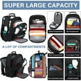 18.4 Inch Laptop Backpack, Travel Backpack with USB Charger Port for ...